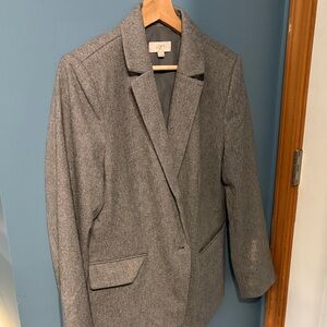 LOFT Charcoal Gray Blazer